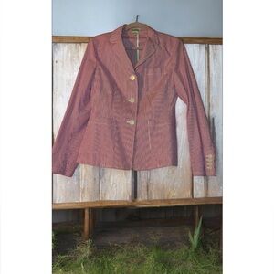 Michael Kors Pink Striped Blazer